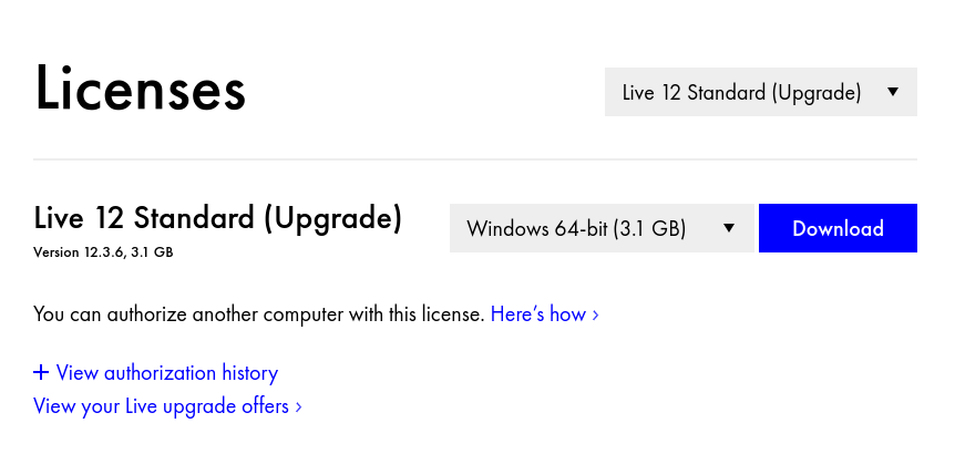 Ableton Live 12 Standard Upgrade